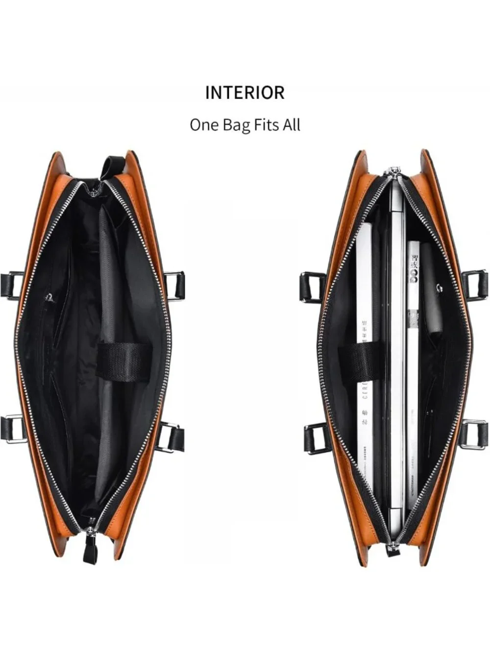 Stylish Leather Briefcase for Men | Versatile Laptop Shoulder Bag | Business